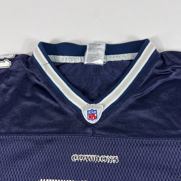 Y2K Reebok Dallas Cowboy Terrell Owens 81 Football Jersey Youth Extra Large Blue - Picture 5 of 14